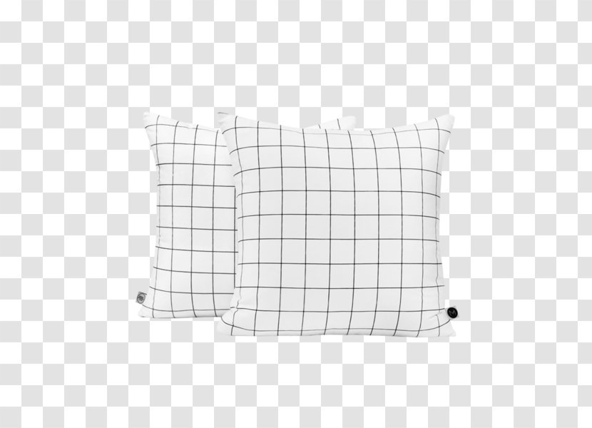 Throw Pillows Cushion - Net - Black And White Grid Transparent PNG