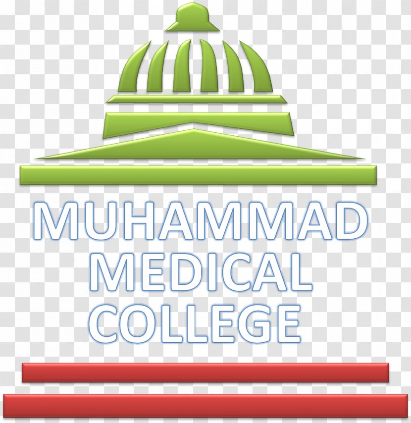 Logo Brand Muhammad Medical College Green - Design Transparent PNG