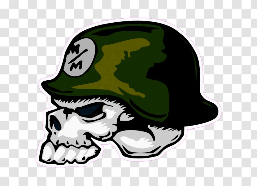 Decal Metal Mulisha Sticker Logo - Green - Mort Transparent PNG