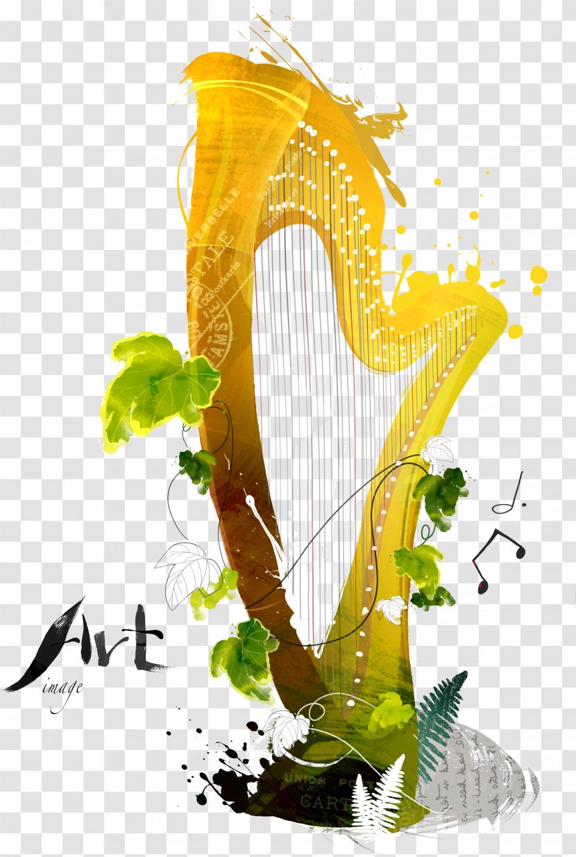 Musical Instrument - Watercolor - Accordion Design Transparent PNG
