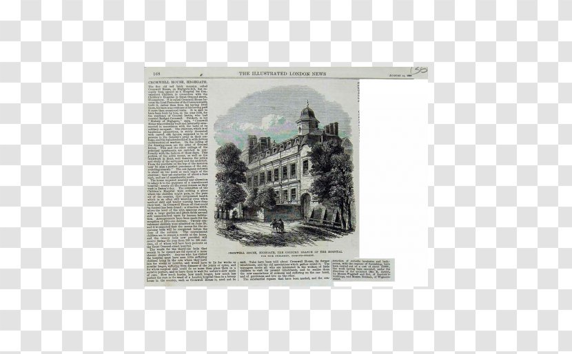 Highgate Paper Cromwell House Apartments Giclée Printing - Country - Old Journal Transparent PNG