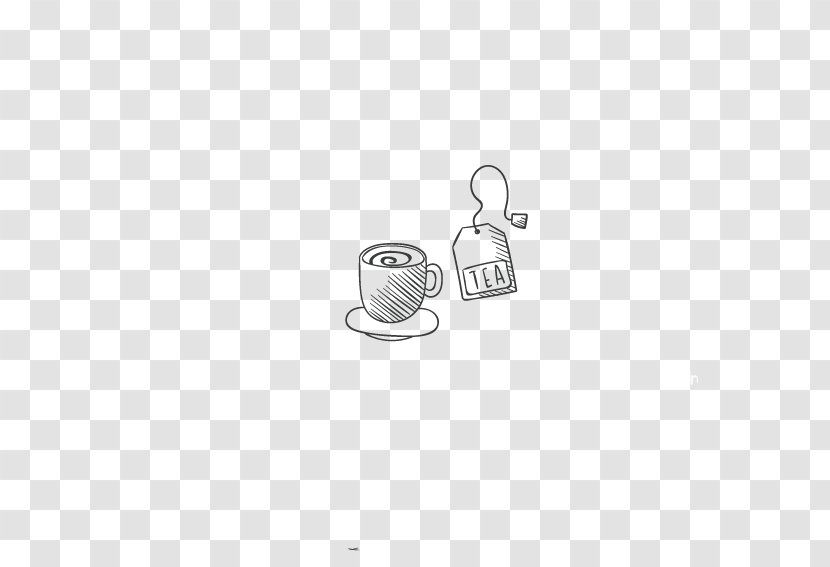 White Logo Font - Jewellery - Tea Bag Transparent PNG