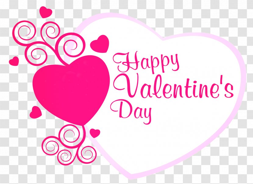 Valentine's Day Greeting Card Wish Heart - Tree - Happy Valentines Pink Decor PNG Picture Transparent PNG
