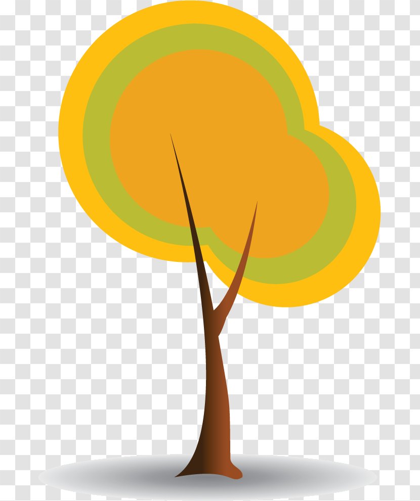 Yellow Tree Color Leaf Autumn Transparent PNG