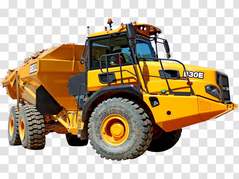 Car Dump Truck Heavy Machinery Articulated Vehicle - Semitrailer Transparent PNG