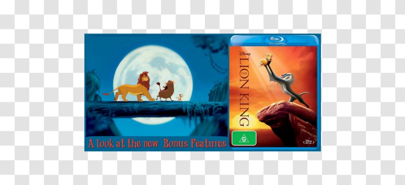The Lion King Blu-ray Disc Painting Hakuna Matata - Disney Transparent PNG