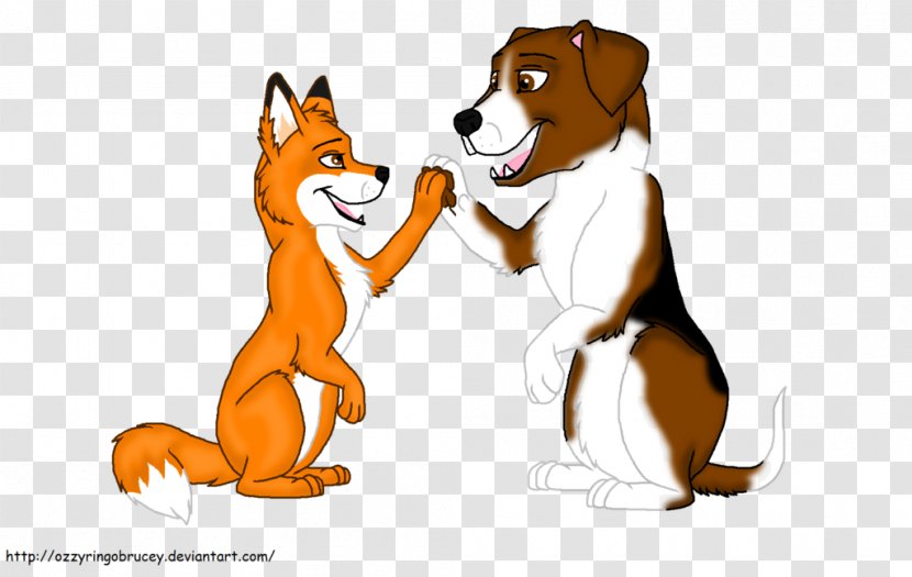 Dog Breed Puppy Cat Red Fox - Paw - And The Hound Transparent PNG