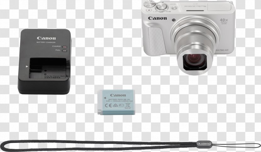 Canon PowerShot SX730 HS [Silver] SX 730 [Black] 20.3 MP Compact Digital Camera - Powershot - 1080pSilverCamera Transparent PNG