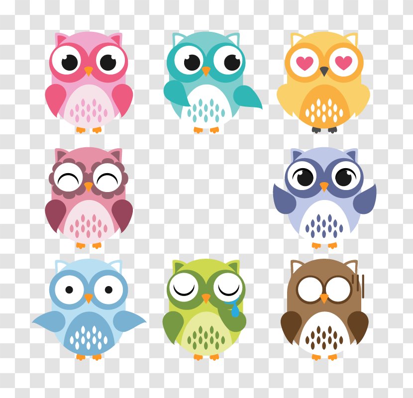 Owl Q-version Illustration - Moe - Vector Transparent PNG