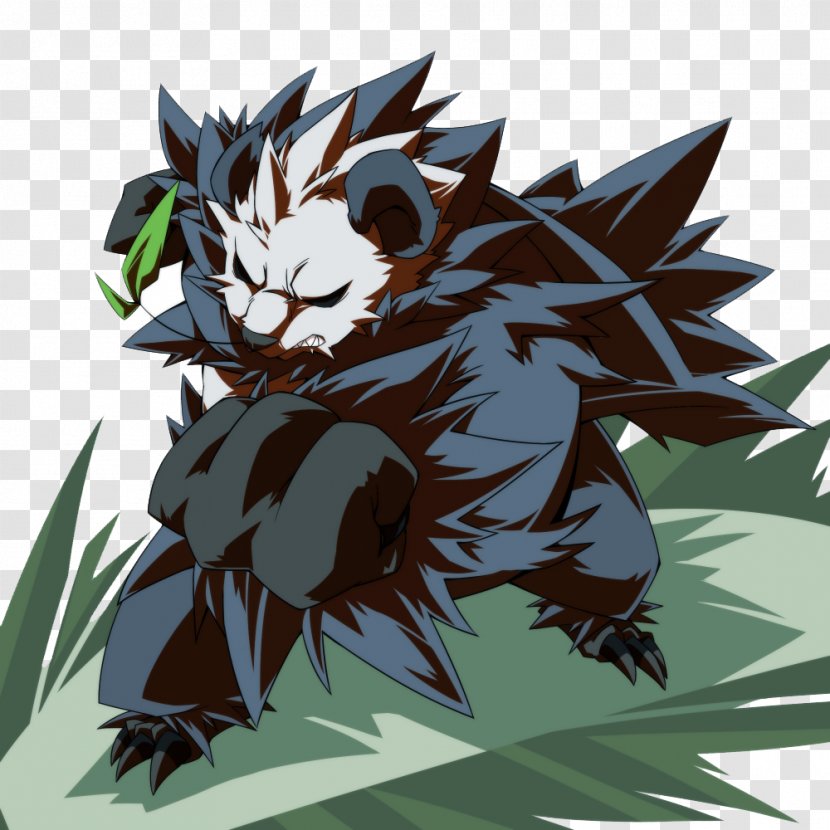 Pokémon X And Y Black 2 White Pangoro Pancham - Tree - Urso Pardo Desenho Transparent PNG