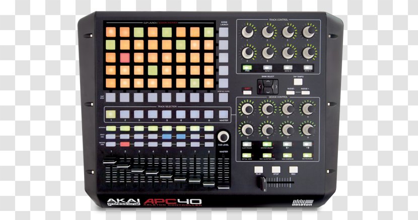 Ableton Live Computer Keyboard Akai Professional APC40 MKII MIDI Controllers - Expression Pack Material Transparent PNG