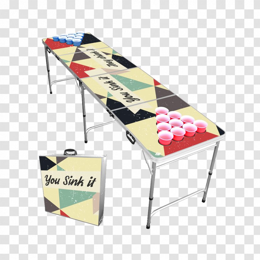 Table Beer Pong Tailgate Party AirPong - Furniture Transparent PNG