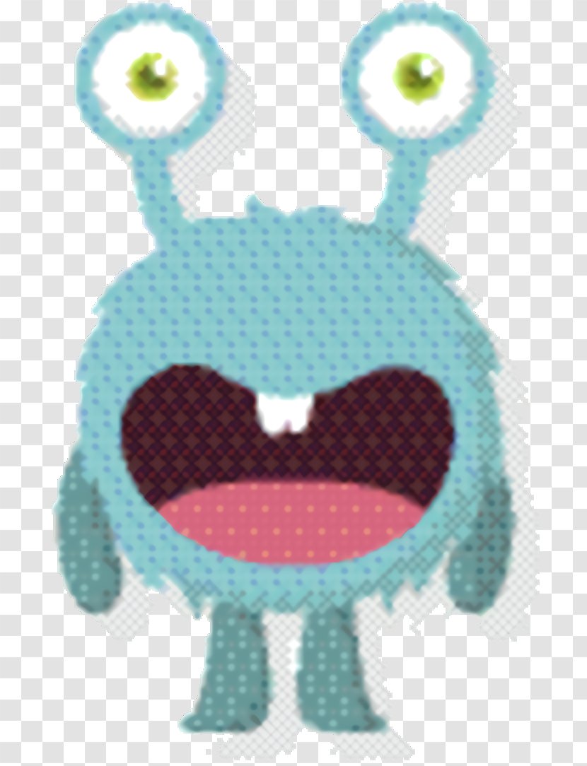 Monster Cartoon - Facial Expression - Whiskers Stuffed Toy Transparent PNG