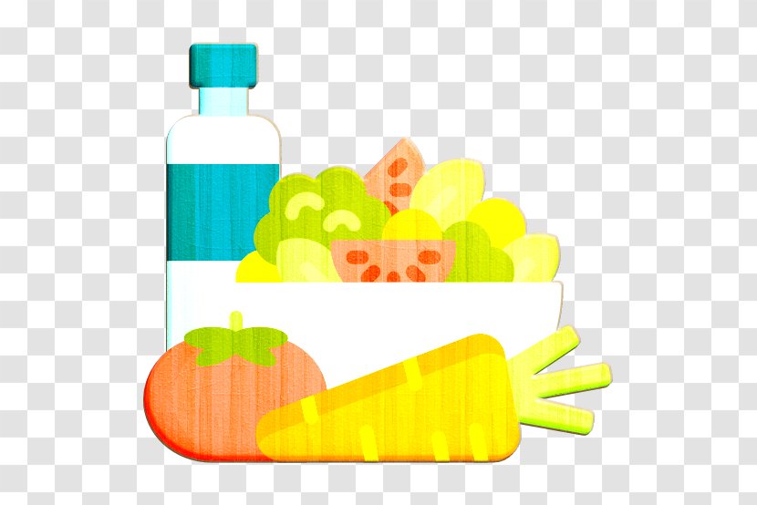 Cancer Day Icon Food Diet - Yellow - Plastic Bottle Baby Products Transparent PNG