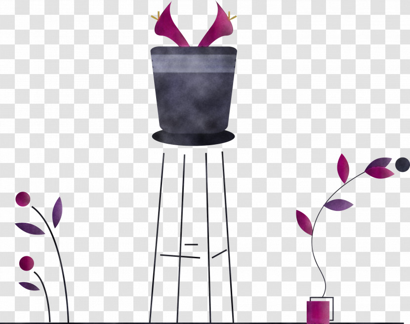 Violet Pink Purple Magenta Vase Transparent PNG