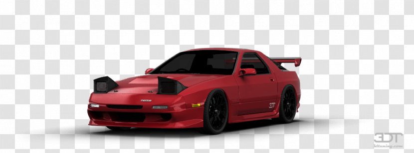 Bumper Compact Car Automotive Design Motor Vehicle - Auto Racing - Mazda RX-7 Transparent PNG