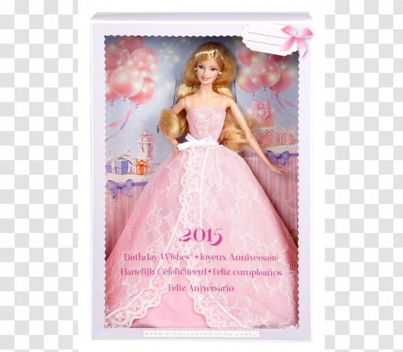 Barbie Doll Birthday Toy Wish Transparent PNG