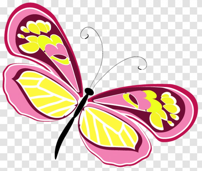 Monarch Butterfly Brush-footed Butterflies Clip Art - Flower Transparent PNG