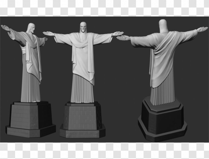 Christ The Redeemer Statue Corcovado Sculpture Figurine - Art Deco - Heitor Da Silva Costa Transparent PNG