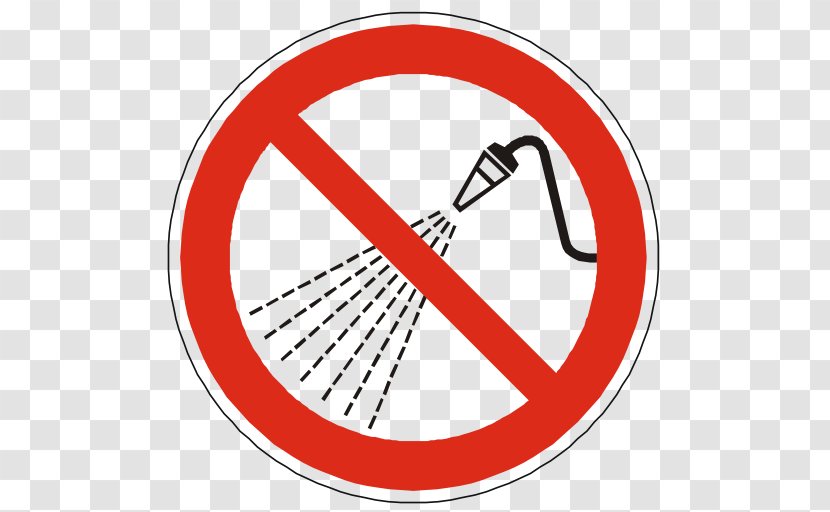 Sign Pictogram Symbol - Text - Do Not Water Usage Icon Transparent PNG
