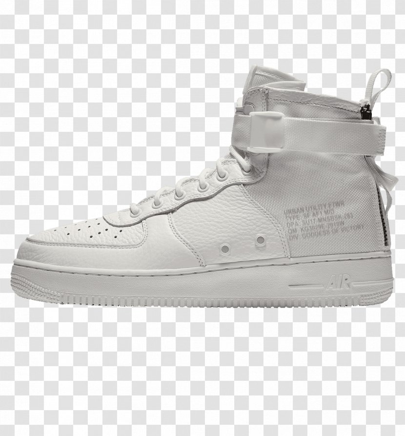 Nike SF Air Force 1 Mid Men's Mens Sf Special Field 859202-009 07 AF1 QS Triple White 903270-100 - Heel Shoes For Women Size 12 Transparent PNG