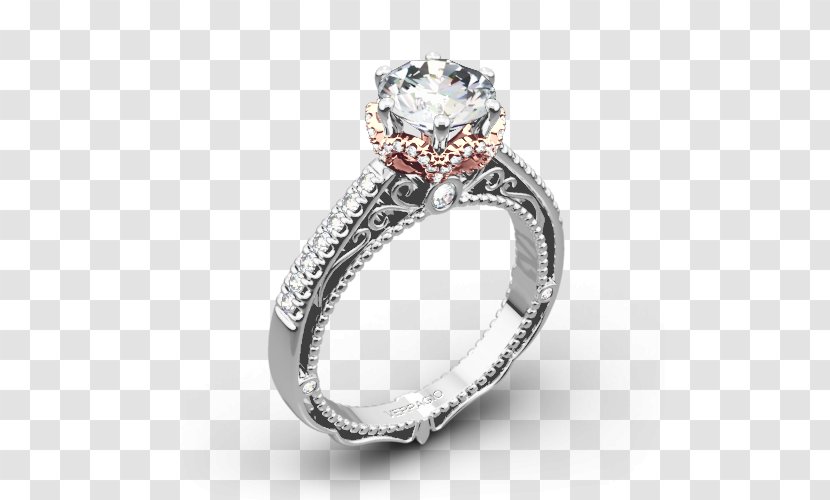 Engagement Ring Wedding Jewellery - Platinum - Diamond Crown Transparent PNG