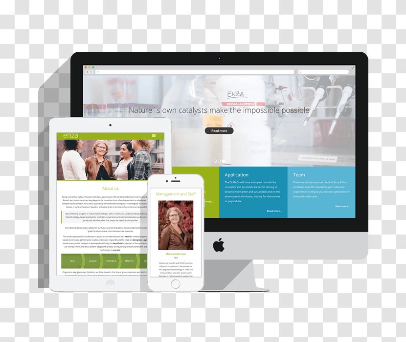 Avyno AB Web Design Digital Agency Mockup - Brand Transparent PNG