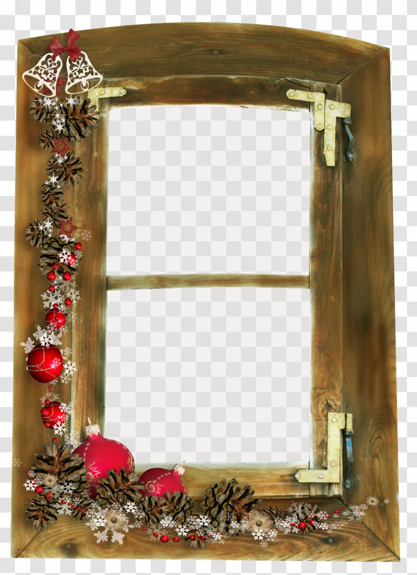 Christmas Scrapbooking Picture Frame - Window - Windows Transparent PNG