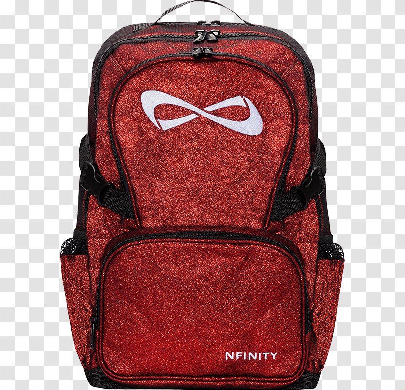 Nfinity Athletic Corporation Sparkle Backpack Cheerleading Bag - White Transparent PNG