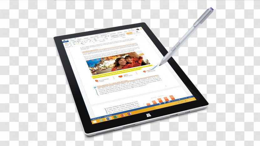 Surface Pro 4 3 Intel Core I5 I7 RAM - Microsoft - OneNote Transparent PNG
