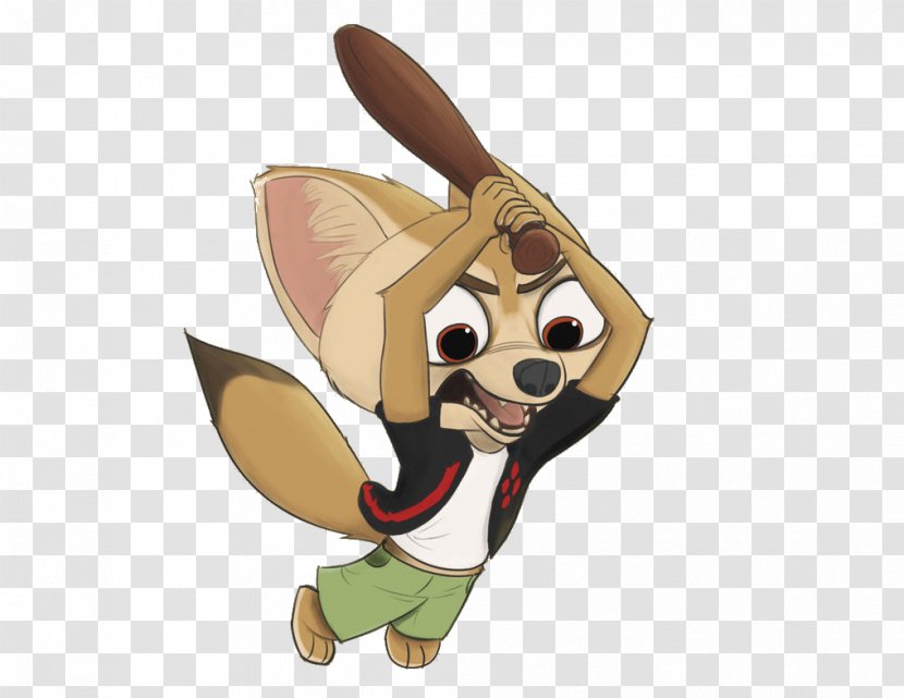 Finnick Puppy Art Fennec Fox Dog Breed - Cartoon Transparent PNG