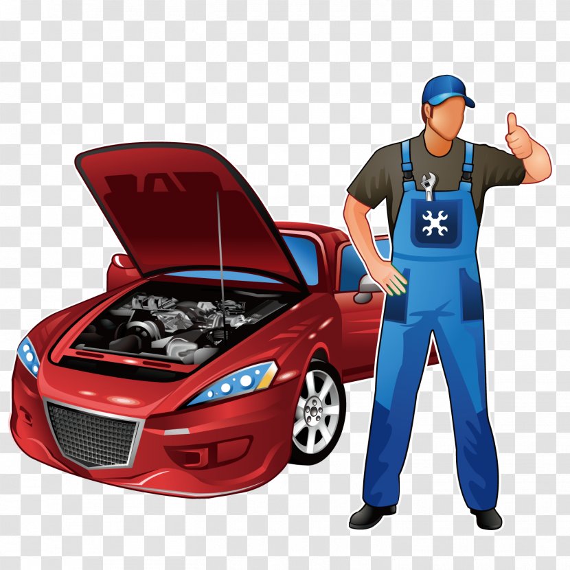Car Automobile Repair Shop Motor Vehicle Service Auto Mechanic - Hoodie - Master Transparent PNG
