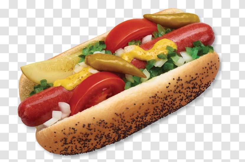 Coney Island Hot Dog Chicago-style Chili Bockwurst - Fast Food Transparent PNG