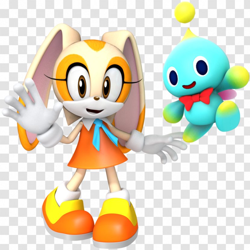 Cream The Rabbit Cheese Chao Amy Rose Sonic Forces - Boom Transparent PNG