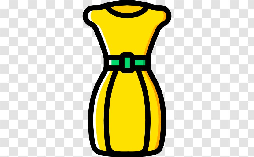 Clip Art - Dress - Yellow Transparent PNG
