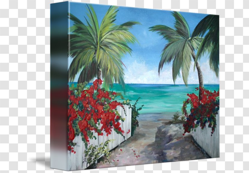 Painting Caribbean Acrylic Paint Gallery Wrap Modern Art - Printing Transparent PNG