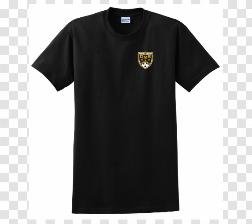 Long-sleeved T-shirt Polo Shirt - Black - Gildan Activewear Transparent PNG
