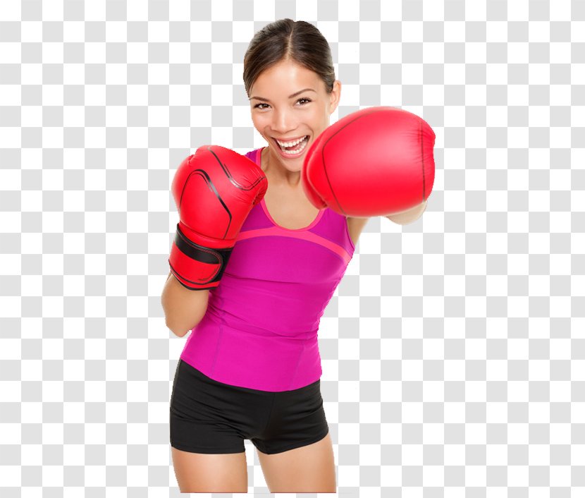 Boxing Glove Women's Physical Fitness Kickboxing Transparent PNG