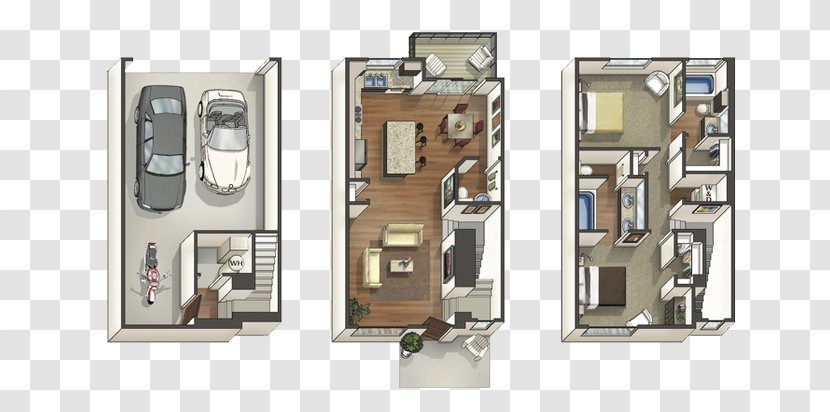 Regency Ridgegate Apartments Floor Plan Townhouse Denver - Copy The Transparent PNG