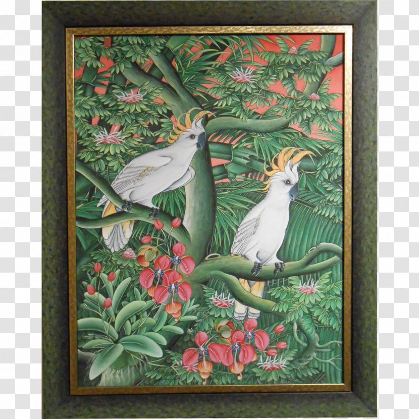 Art Painting Flora Bird Fauna - Picture Frame - Cockatoo Transparent PNG