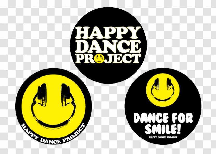 Smiley Logo Text Image HAPPY DANCE - Happy - Ballet Badge Transparent PNG