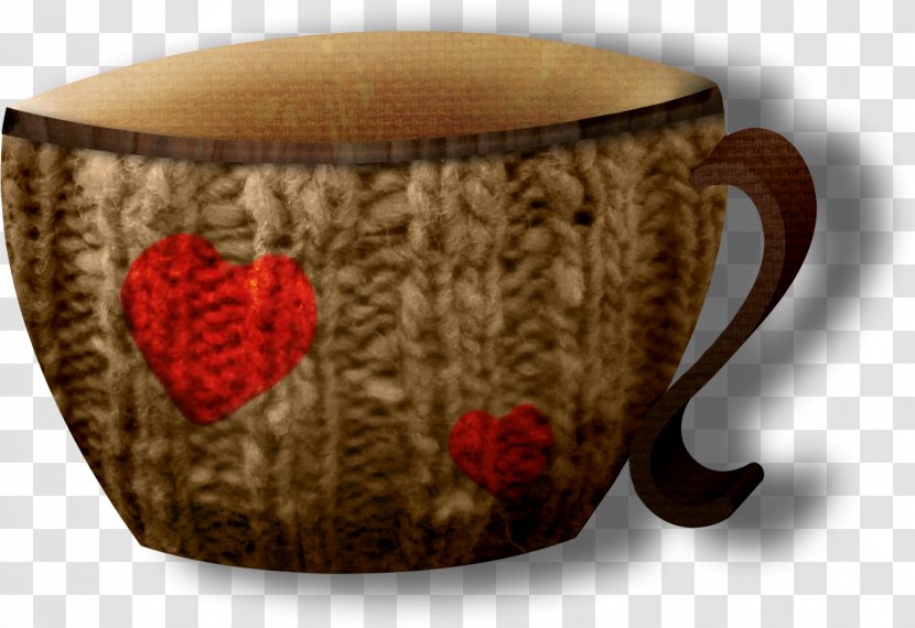 Cup Knitting Pattern Glass - Coffee - Brown Creative Transparent PNG