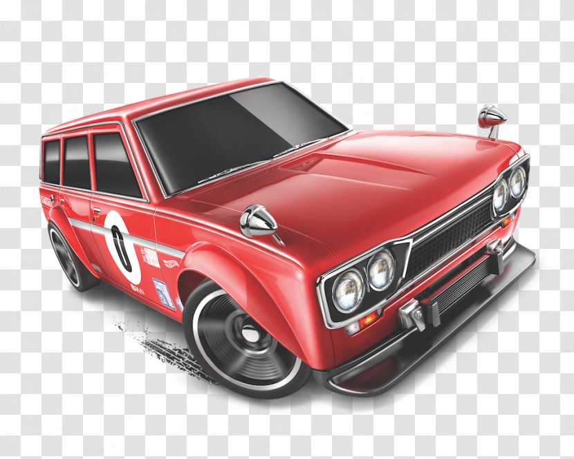 Datsun 510 Nissan Bluebird Car - Hot Wheels Transparent PNG