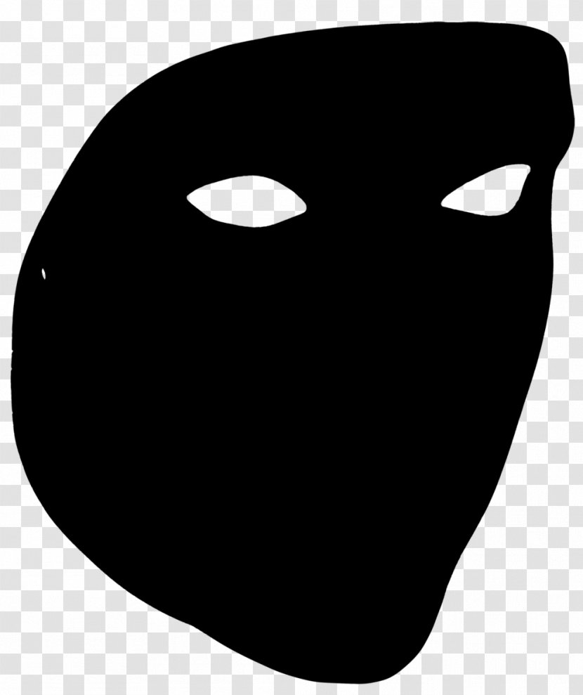 Clip Art Facebook Line Headgear Black M - Mask Transparent PNG