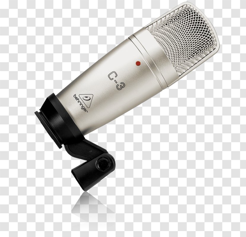 Microphone BEHRINGER C-3 Condensatormicrofoon Recording Studio Diaphragm - Sound Transparent PNG