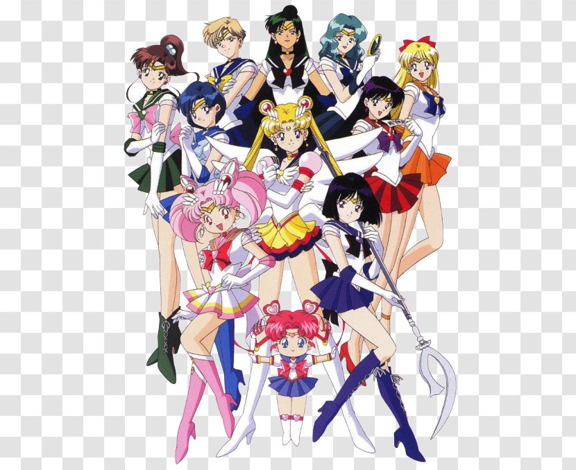 Sailor Moon Chibiusa Mars Mercury Uranus - Frame Transparent PNG