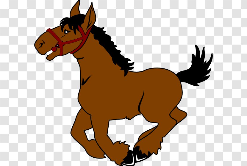 Horse Cartoon Humour Clip Art - Mane - Cliparts Transparent PNG