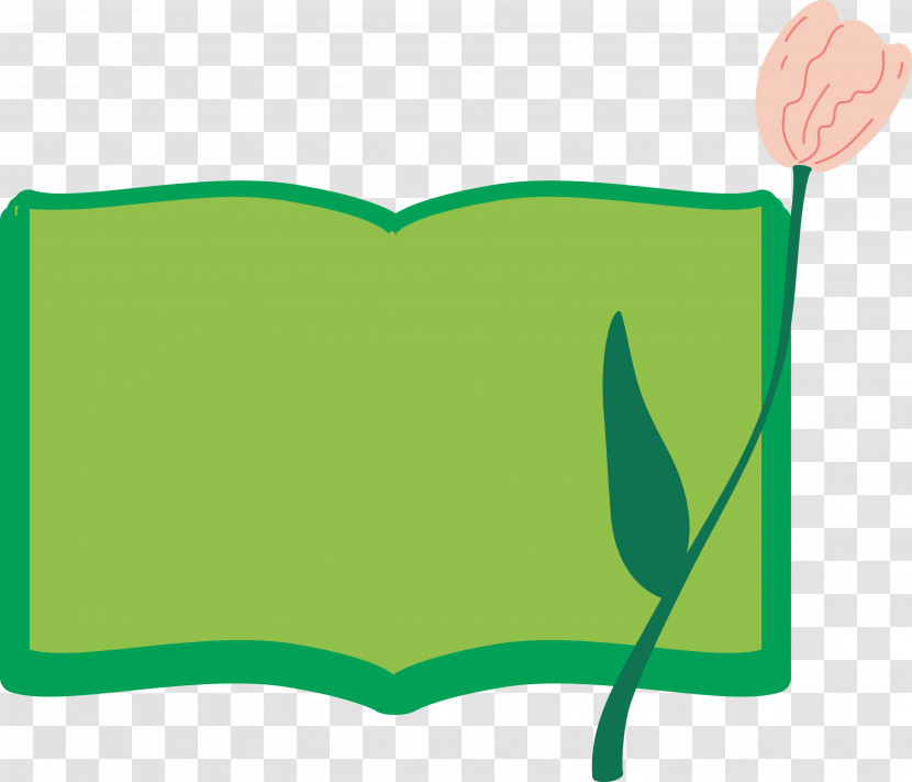 Flower Book Frame Flower Frame Book Frame Transparent PNG