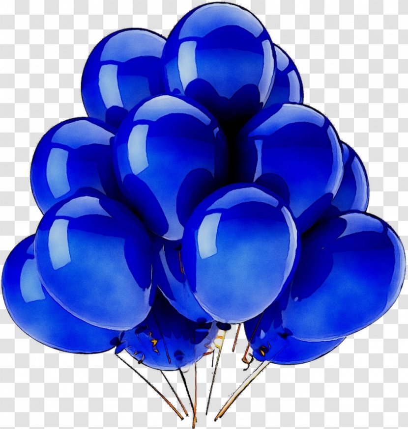 Cobalt Blue Balloon Birthday Color - Party Transparent PNG