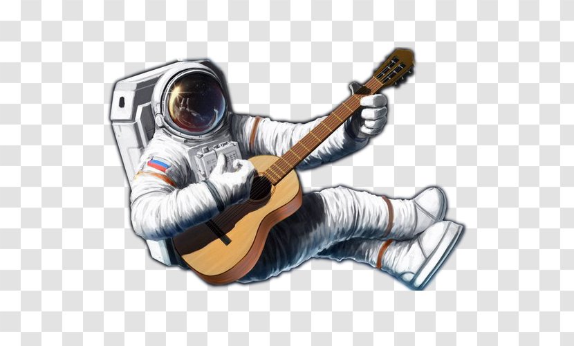 Astronaut Outer Space - String Instrument Accessory Transparent PNG